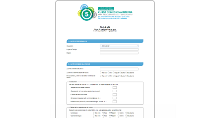 Formularios con panel de revisión